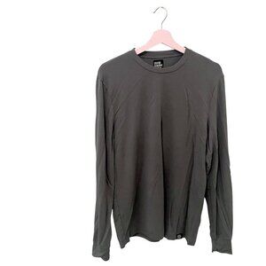 Grand Running Club Clover Long Sleeve Tee Shirt Grey Size M